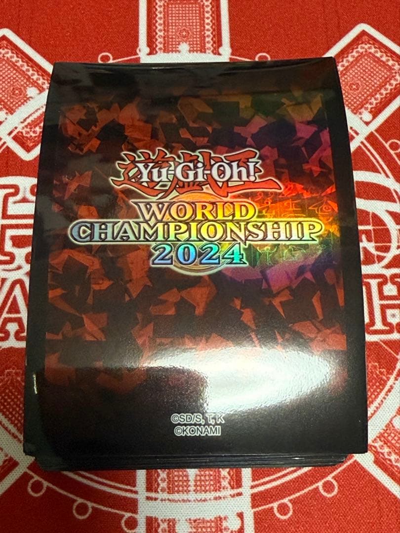 【出回りなし】 遊戯王 WCS 2024 赤 スリーブ 70枚