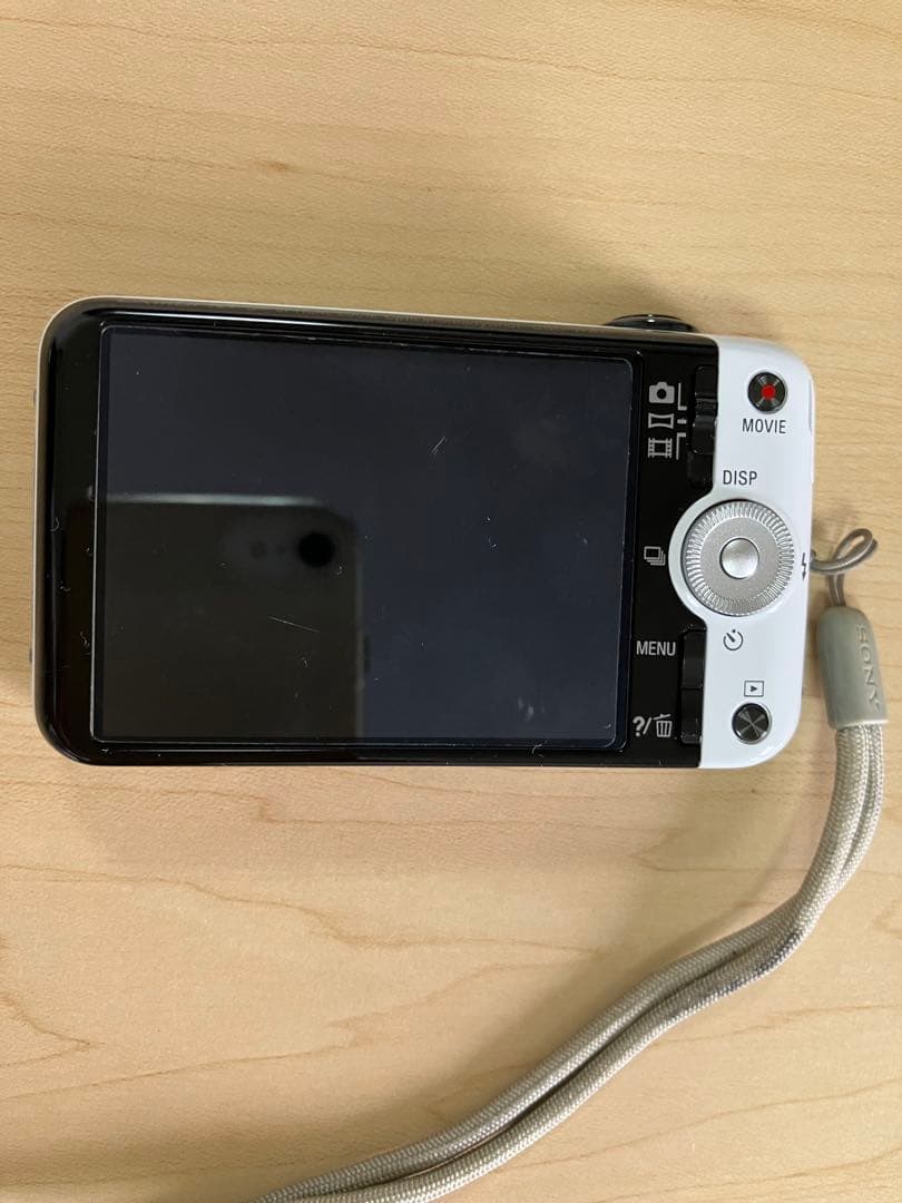 Sony Cyber-shot 16.2MP ホワイトとバッテリー2個含む付属品