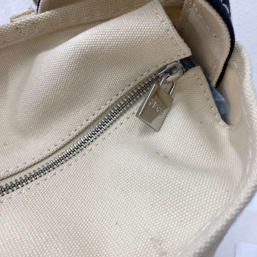 ◎193 merci メルシー 2way バッグ キャンバス 特大 大容量 - メルカリ