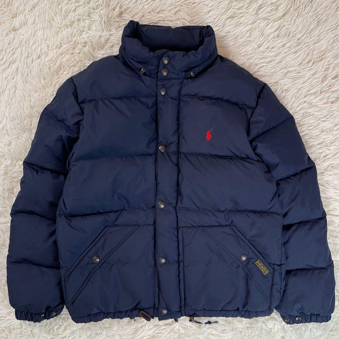 極美品✨ポロラルフローレン ダウンジャケット 2way ポニー刺繍 M〜L