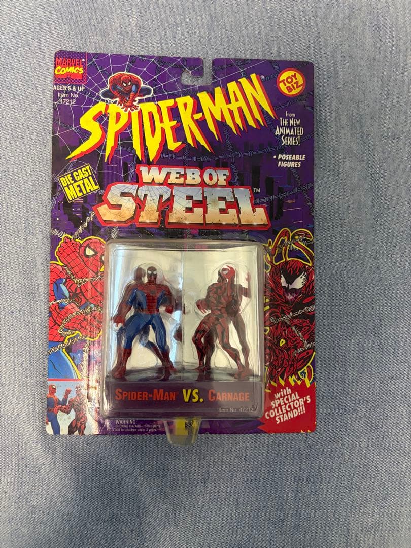 スパイダーマン Web of Steel ヴェノム カーネイジ フィギュアセット