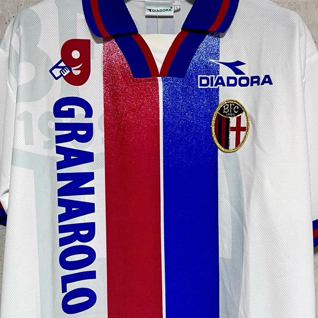 新品/タグ付き】98/99 ボローニャFC ♯10 シニョーリ【L】アウェイ