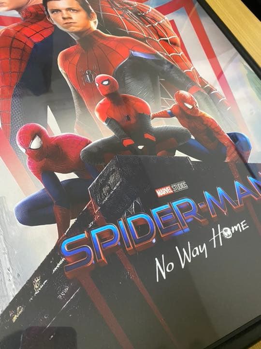 非売品】スパイダーマン ノーウェイホーム ポスター フレームは付き