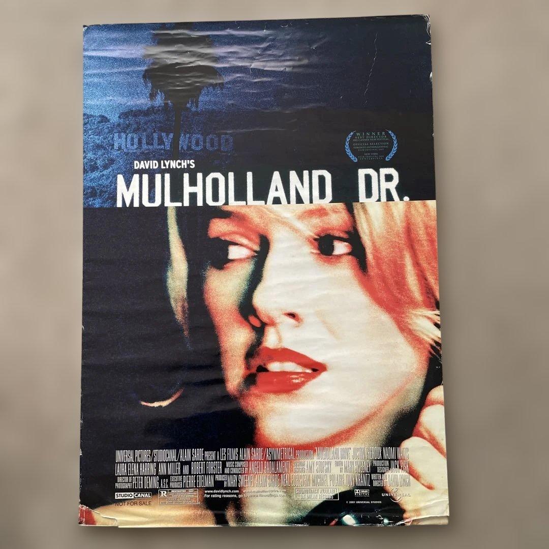Mulholland Drive マルホランド・ドライブ　ポスター Amazon.co.jp: 【フレーム付-黒-】 映画ポスター マルホランドドライブ