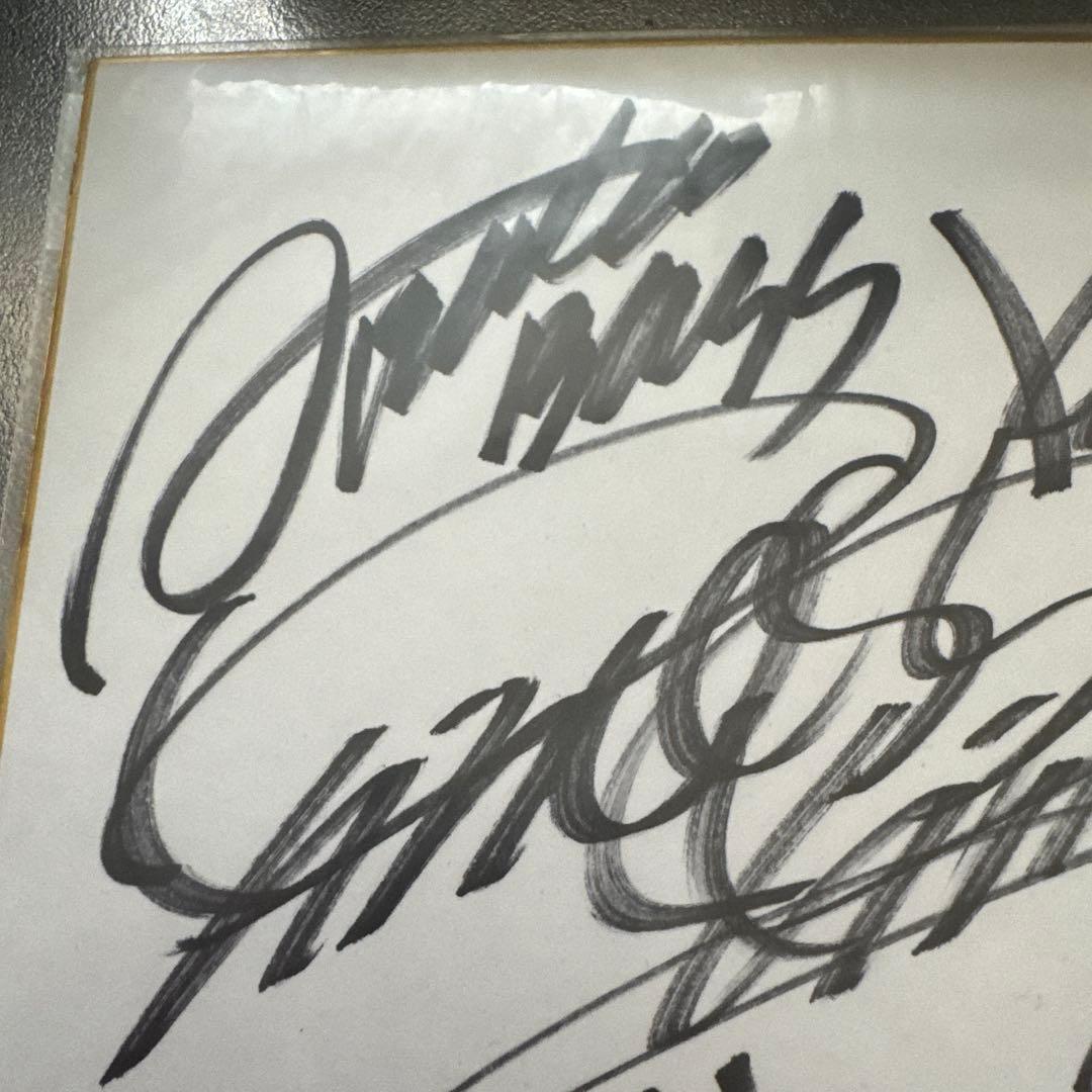 プリンセスプリンセス　直筆サイン色紙　90年代レア