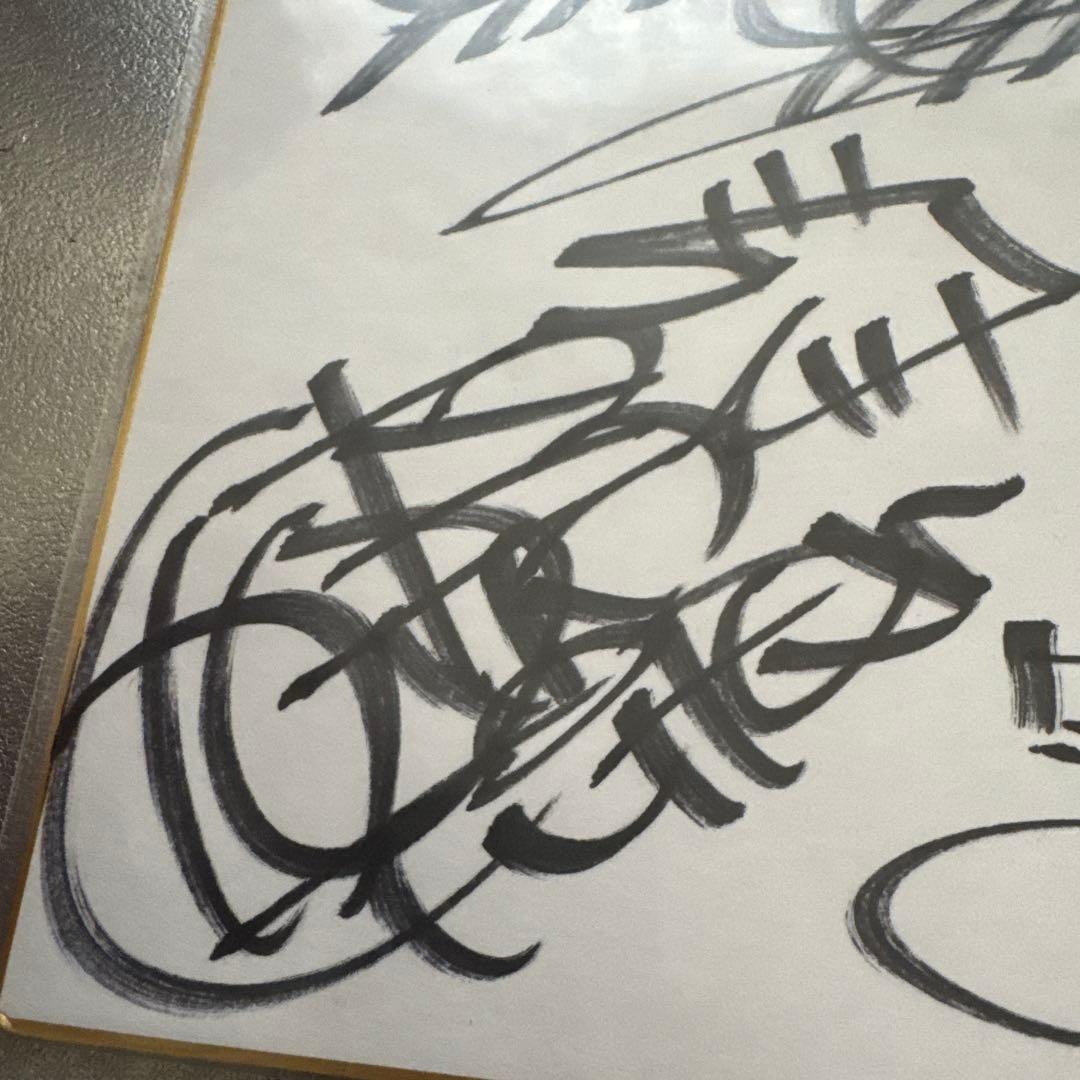 プリンセスプリンセス　直筆サイン色紙　90年代レア