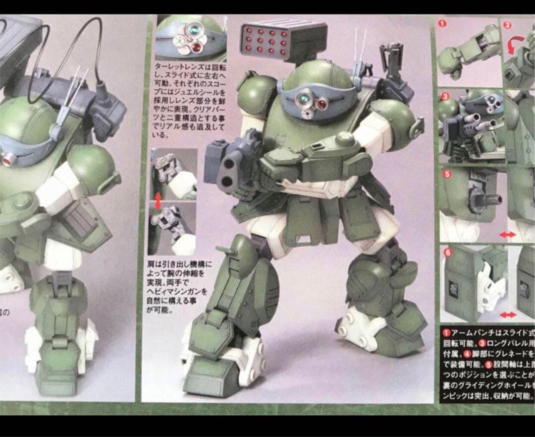 1/20ボトムズ　スコープドッグ　バーコフ小隊＋ファッティー陸戦型各１点