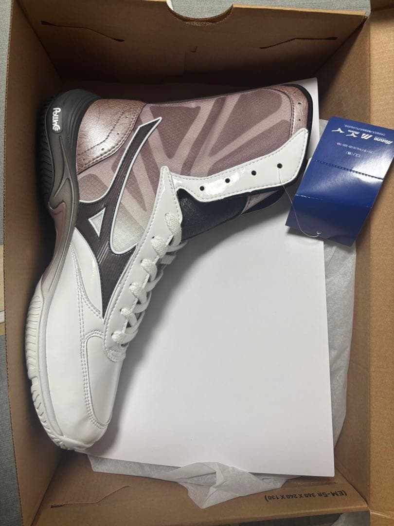 MIZUNO ボクシングシューズ ウエーブモンスターWhite 27.5 - メルカリ