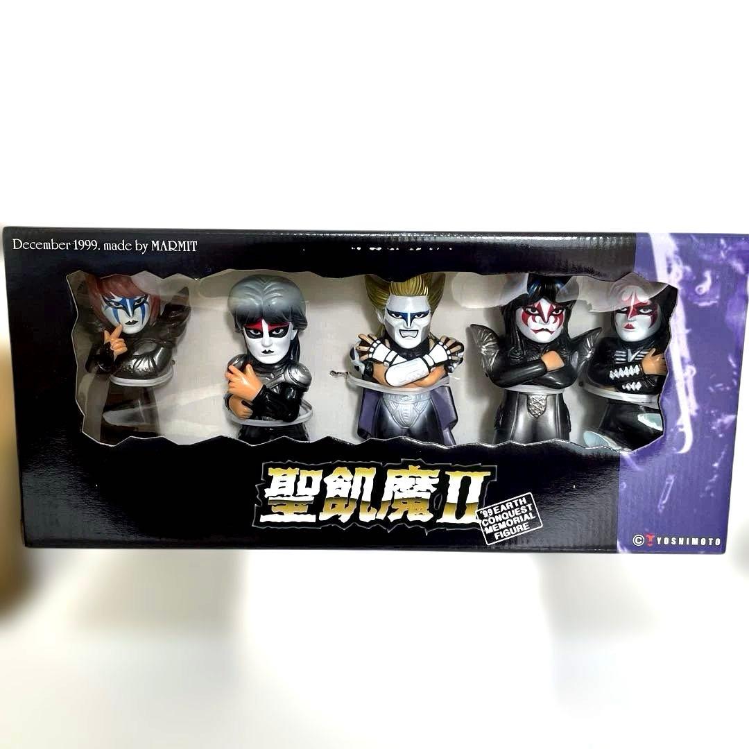 s*y様 【新品・美品】　聖飢魔Ⅱ　フィギュア５体セット マーミット　ソフビ