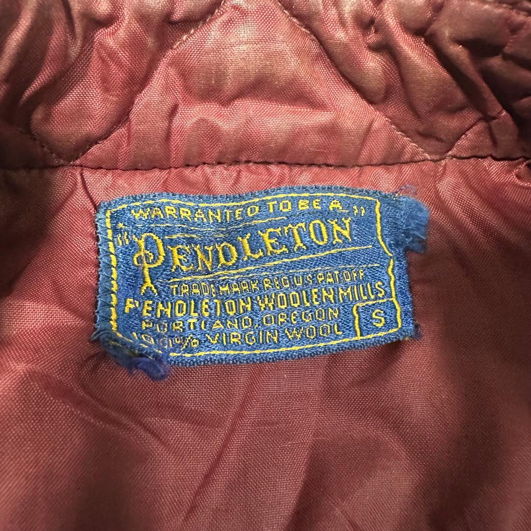50s✨ペンドルトン ウールシャツ ボードシャツ レア配色 オンブレ