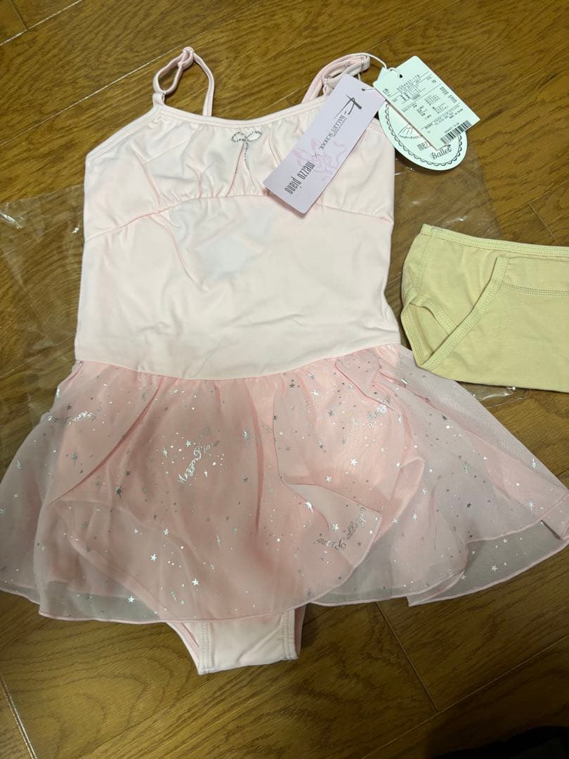 mezzo piano スカート付きレオタード 130センチ - メルカリ