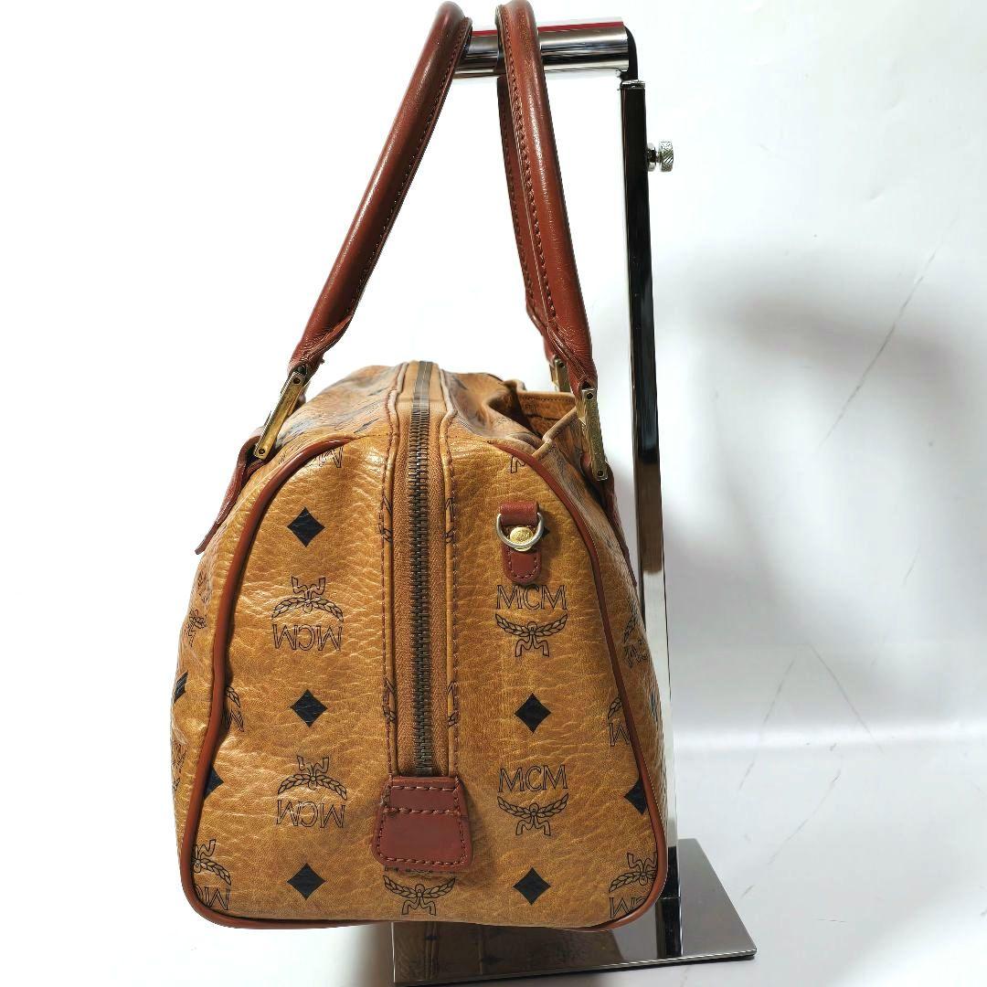 エムシーエム MCM ミニボストンバッグ ハンドバッグ ヴィセトス柄 鑑定