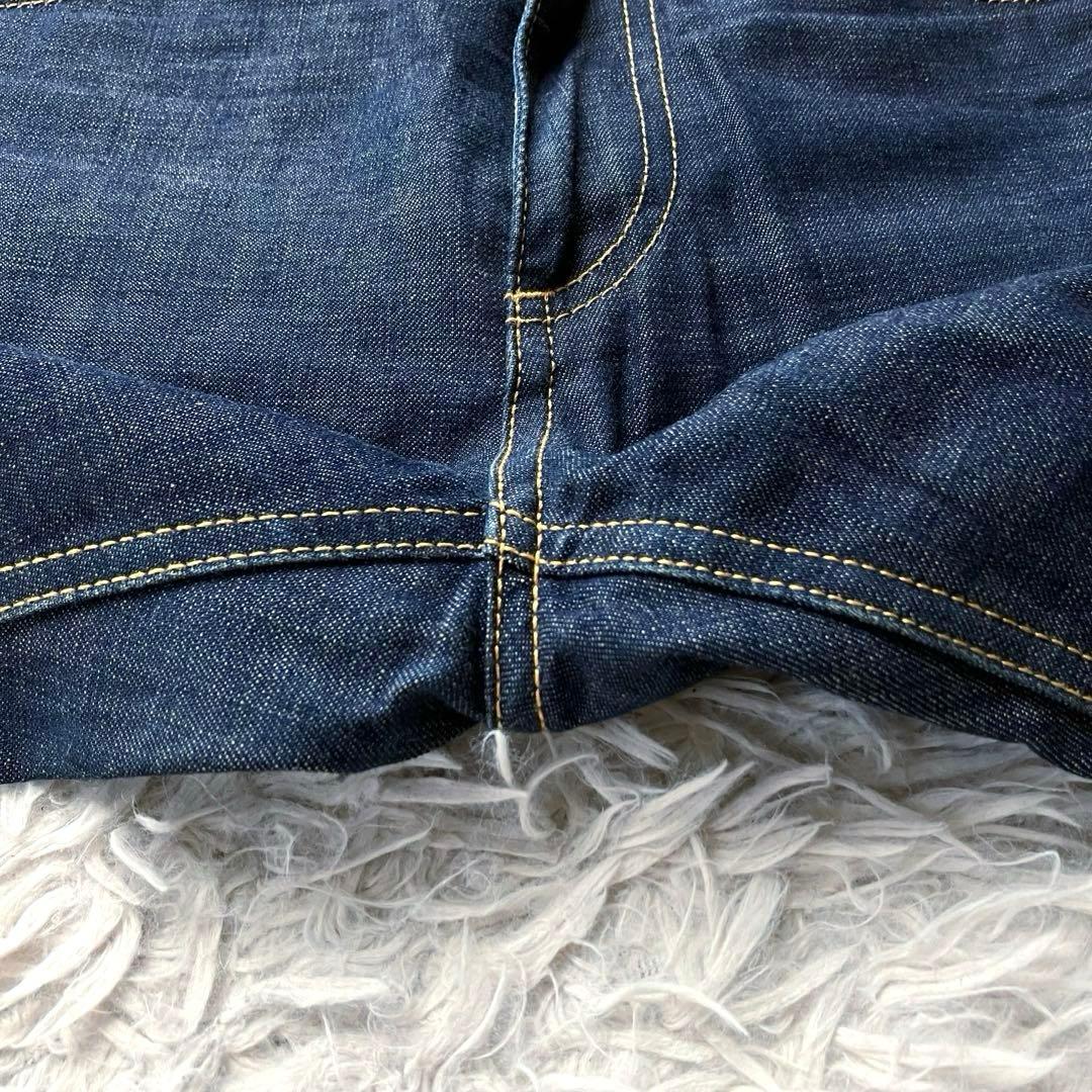 美品】ルイヴィトン デニムパンツ 38 刺繍ロゴ フランス製 モノグラム