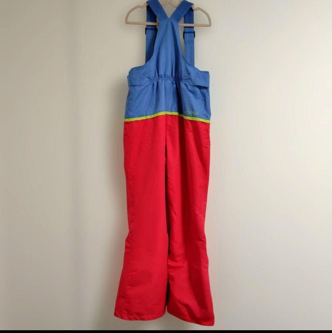 新品】Phenix スキーウェア 150 140 雪結晶 ブルー ×レッド上下 - メルカリ