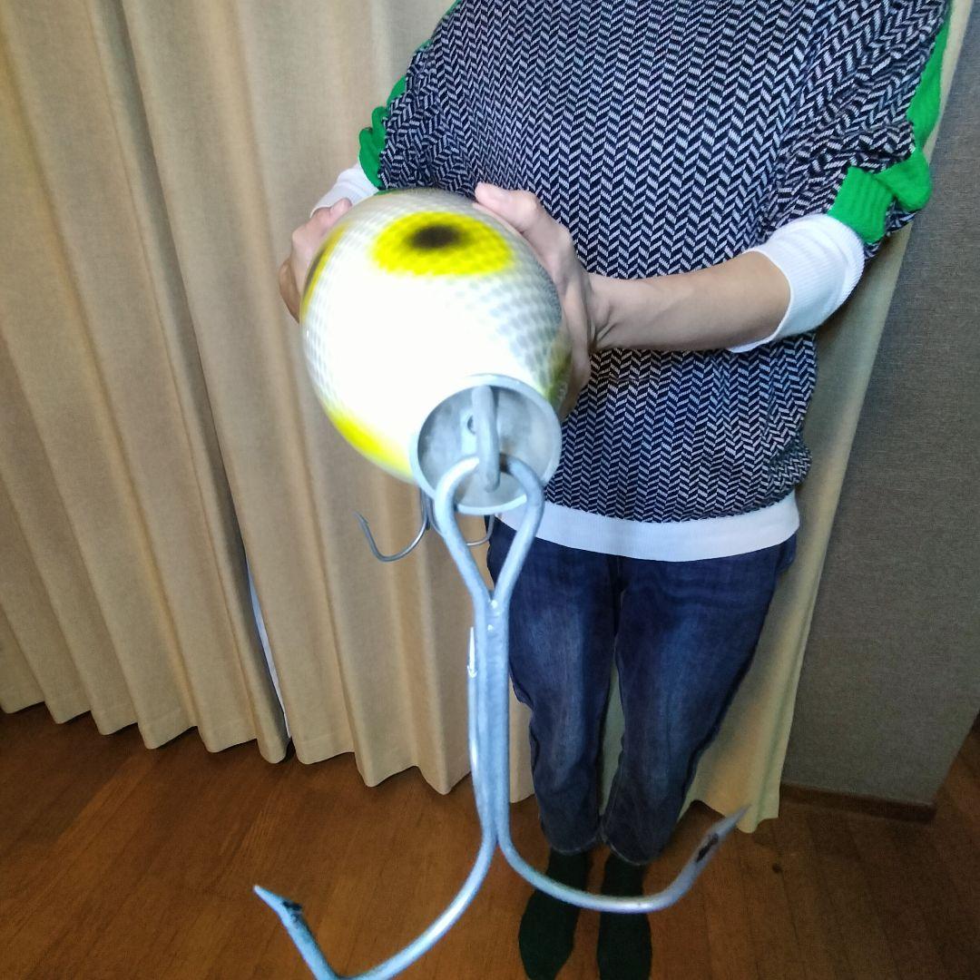 激レア】HEDDON ヘドン ラッキー13 超デカいルアー オブジェ - メルカリ