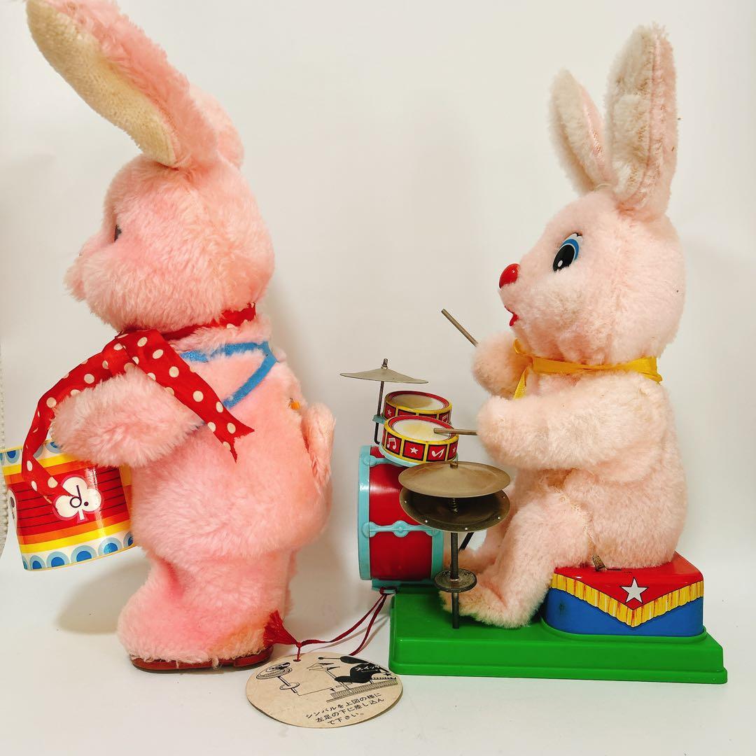 動作確認済み ALPS リズムウサちゃん 昭和レトロ ドラマー