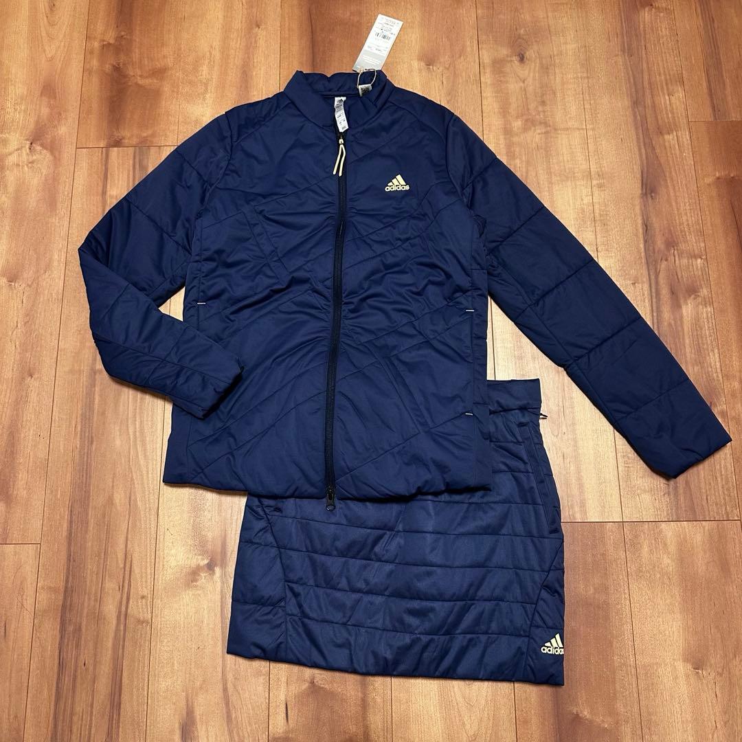 保温 中綿　ジャケット　スカート　セットアップ　秋冬　ネイビー　サイズS 新品 楽天市場】スカートスーツ セットアップ 全3色 黒 紺 無地 ジャケット