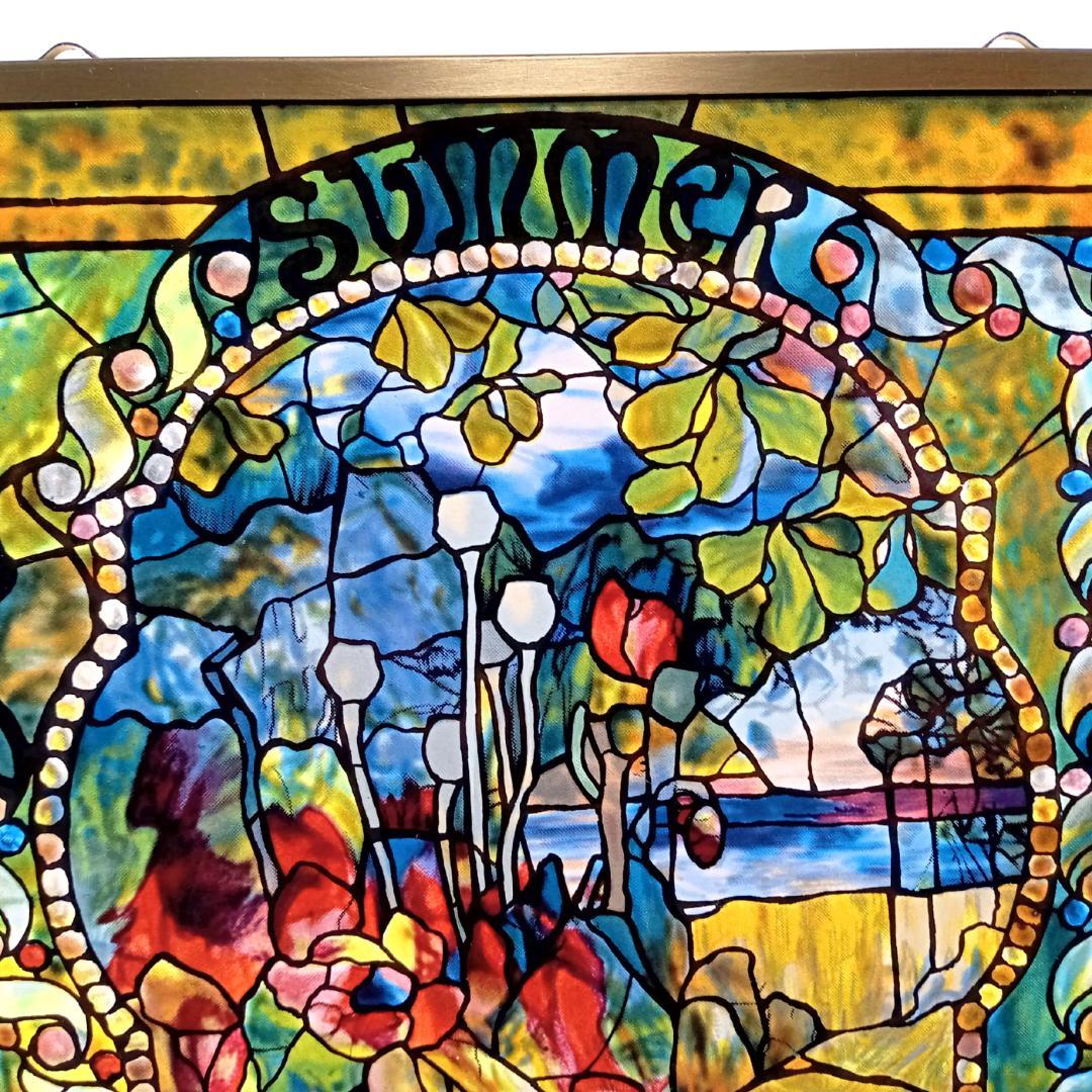 ルイスCティファニー ステンドグラス 四季・春夏秋冬グラスマスターズ