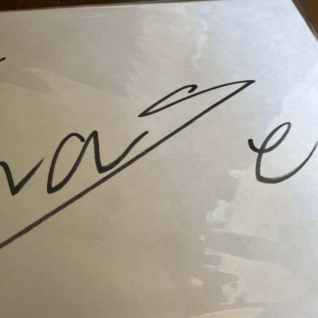 【大人気】IMASE イマセ　直筆サイン　サイン色紙　アーティスト　直筆