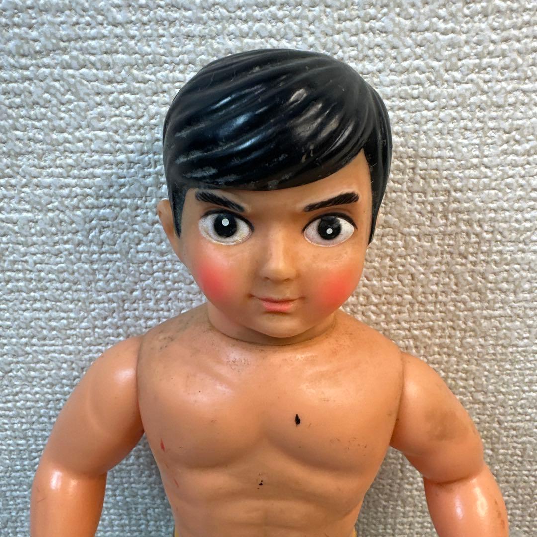 当時物 タイガーマスク 梶原一騎 辻なおき ソフビ 中嶋製作所 面とれ