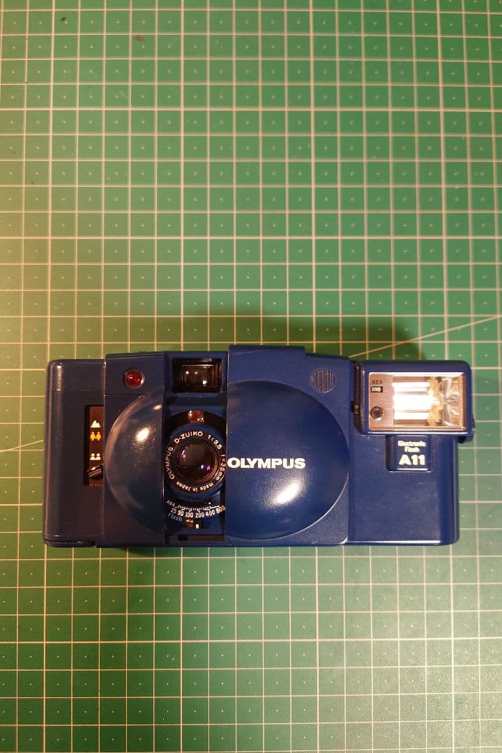 J*＊様 OLYMPUS XA-2 青 フィルムカメラ カメラ修理 OLYMPUS XA2（ｵﾘﾝﾊﾟｽXA2) : カメラ修理工房日記－－みの虫