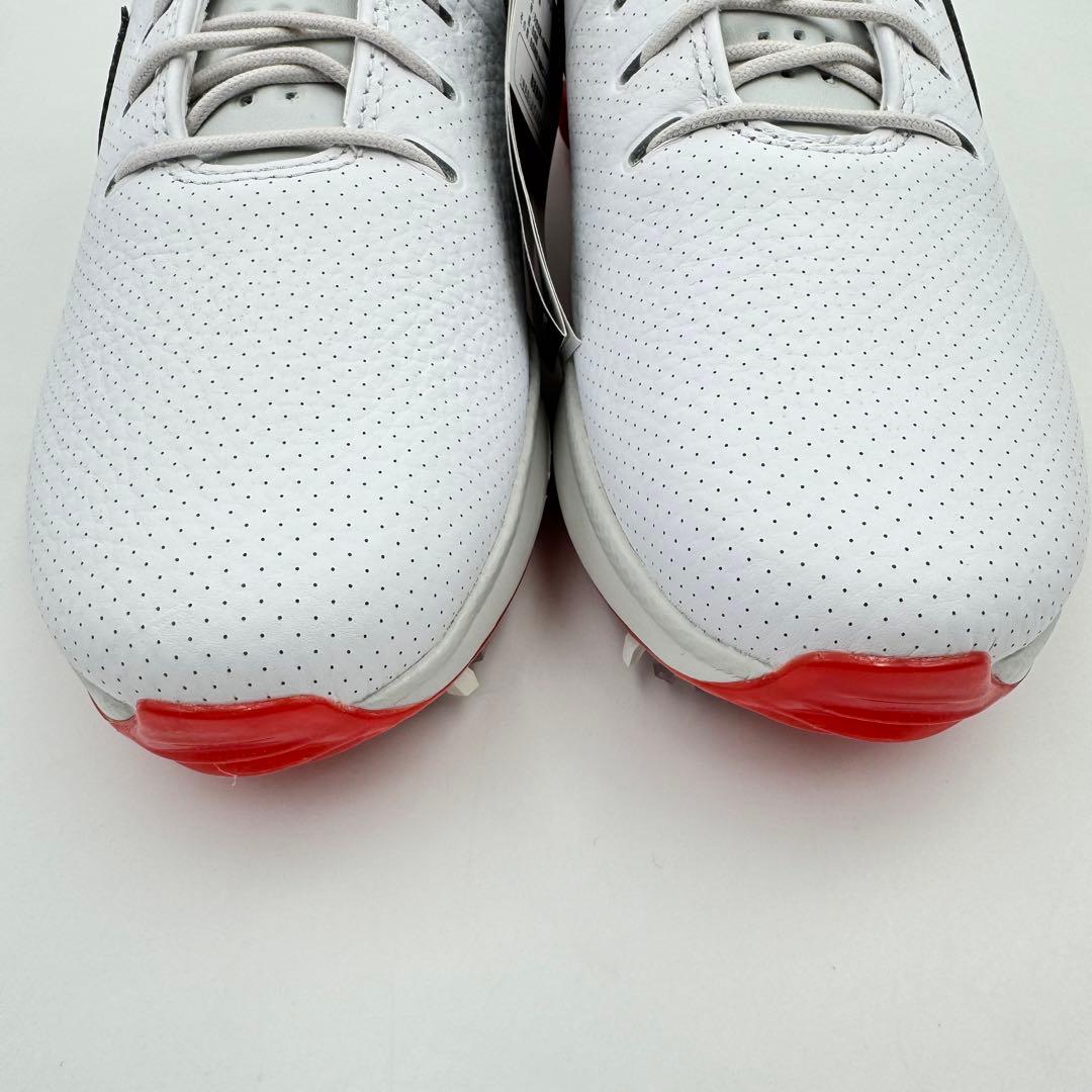 新品✨Nike ゴルフシューズ　白色　赤色　24.5cm