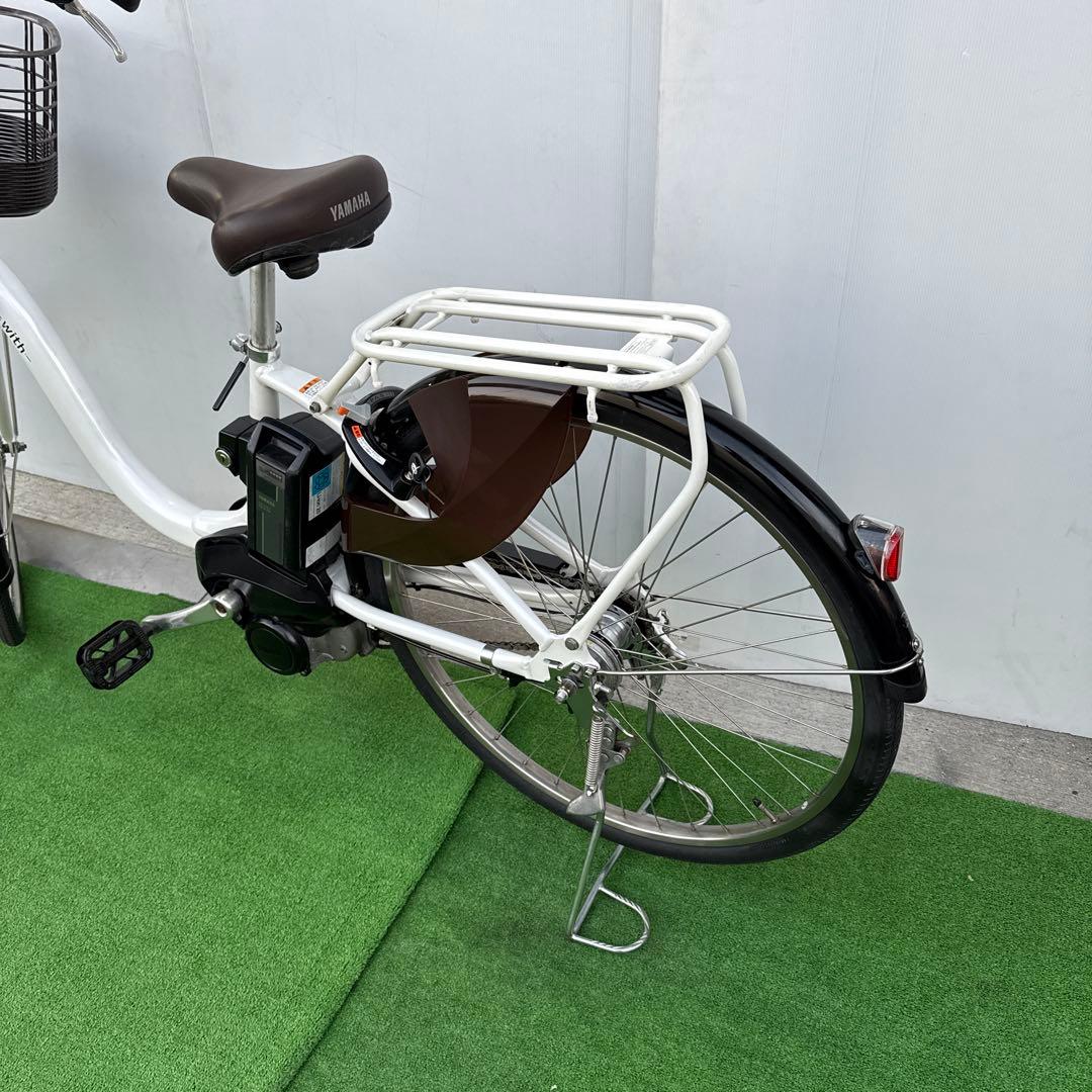YAMAHAヤマハ電動アシスト自転車26インチ 12.3Ah ホワイト