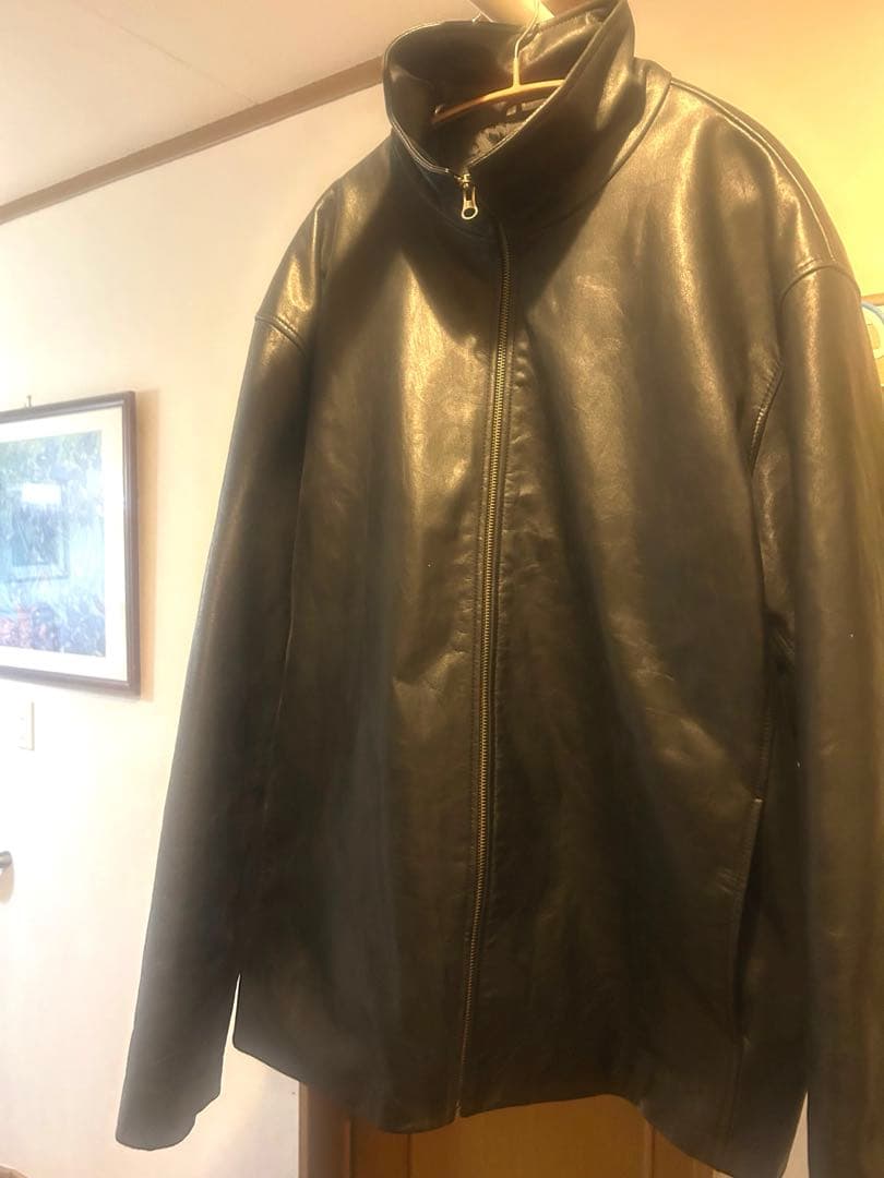 Old Gap 希少スタンドカラー レザージャケット 美品 - メルカリ