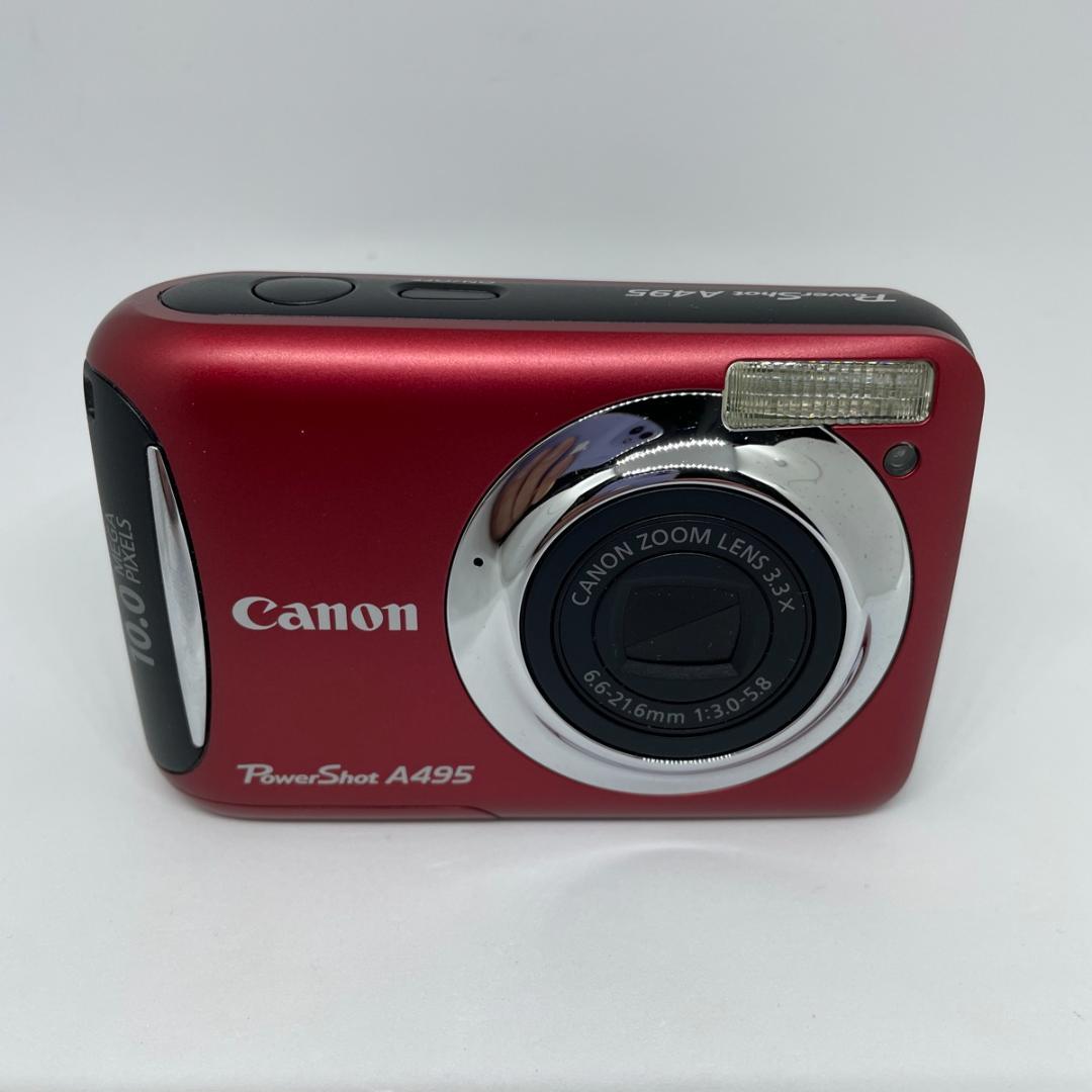 個人出品】Canon Power Shot A495【箱・説明書】単3乾電池の通販はau