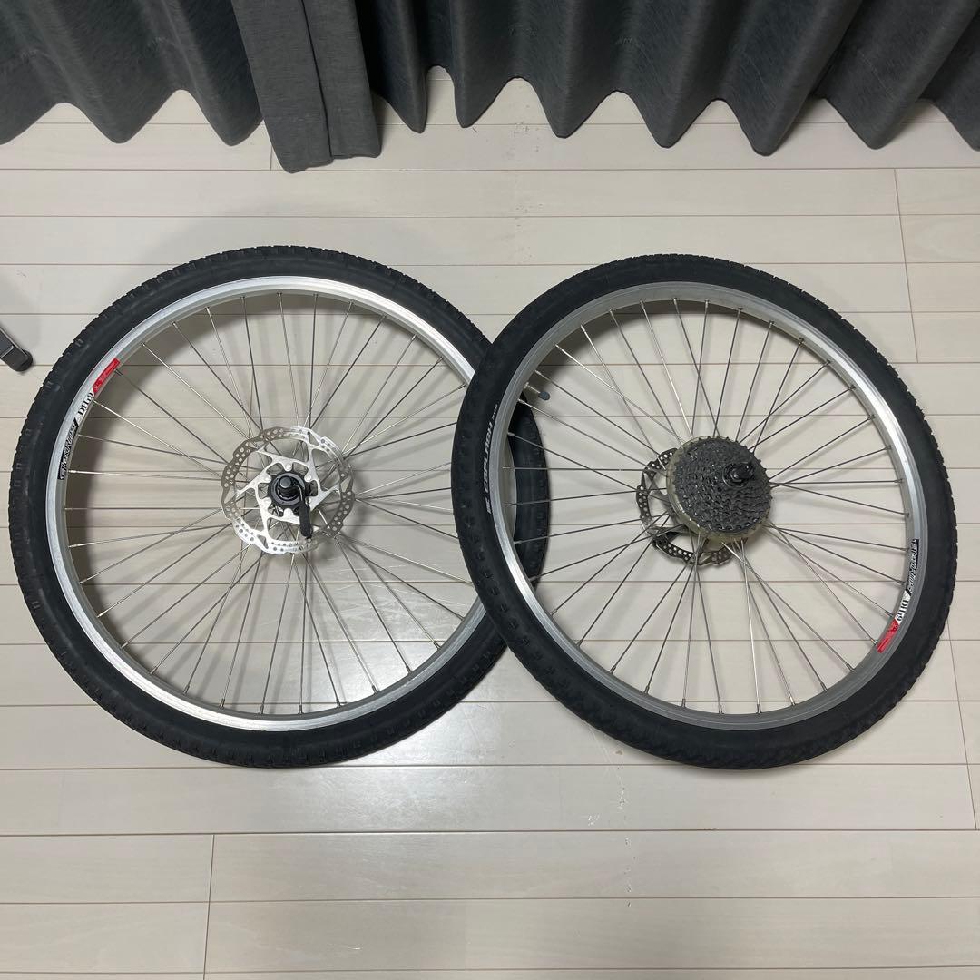 26インチ マウンテンバイク ホイールセット Amazon.co.jp: 26 インチ MTB ホイールセット ディスク/V ブレーキ