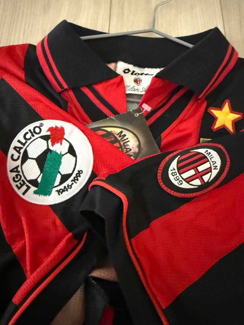 新品タグ付き 96-97 ミラン バッジョ選手 ユニフォーム - ウェア通販