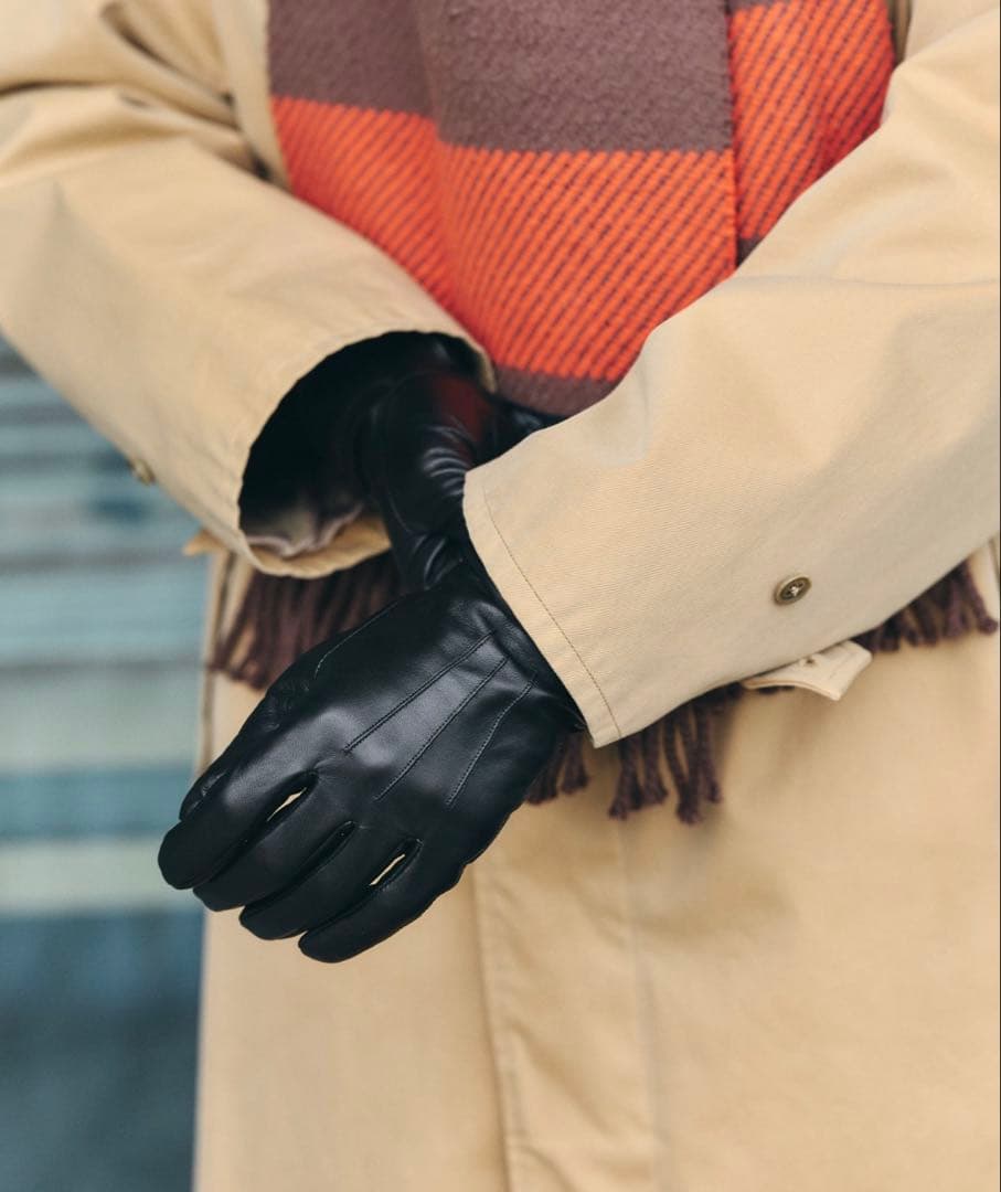 【7.5inch】DENTS / シープレザー アンライニング グローブ