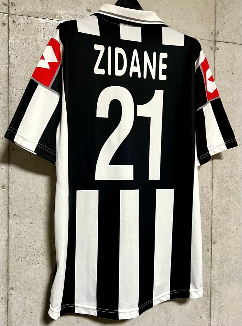 当時物！】00/01 ユヴェントスFC ♯21 ジダン【L】ホームユニフォーム