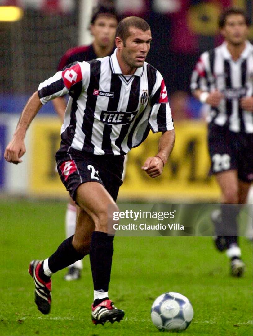 当時物！】00/01 ユヴェントスFC ♯21 ジダン【L】ホームユニフォーム