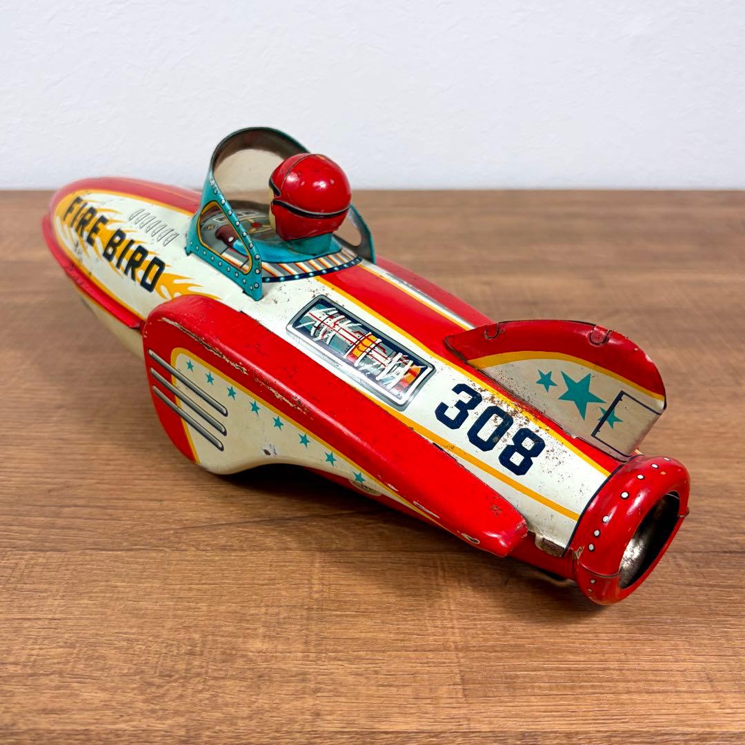 増田屋 モダントーイ ブリキ スペースロケット 昭和レトロ 玩具 マスダヤ 車