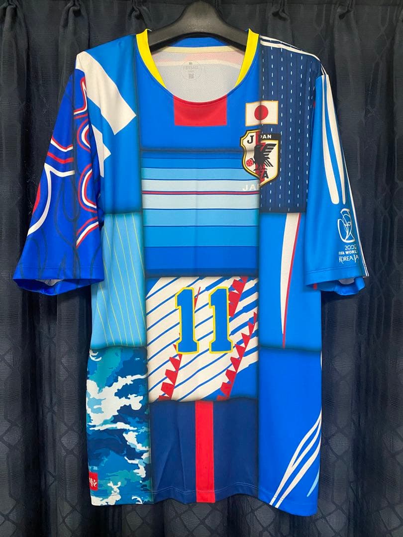 非売品 三浦知良 日本代表 ミックス ユニフォーム XLサイズ カズ