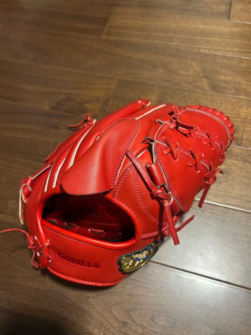 大幅値下げしました！！期間限定です ごりら印硬式投手用グローブ ごりら印の野球道具 店舗別注 硬式野球グラブ 投手用 OBK型 野球