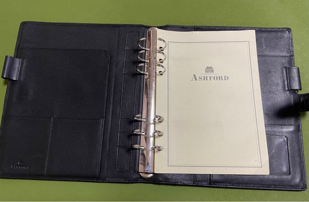 A5 システム手帳 リング経30mm アシュフォード