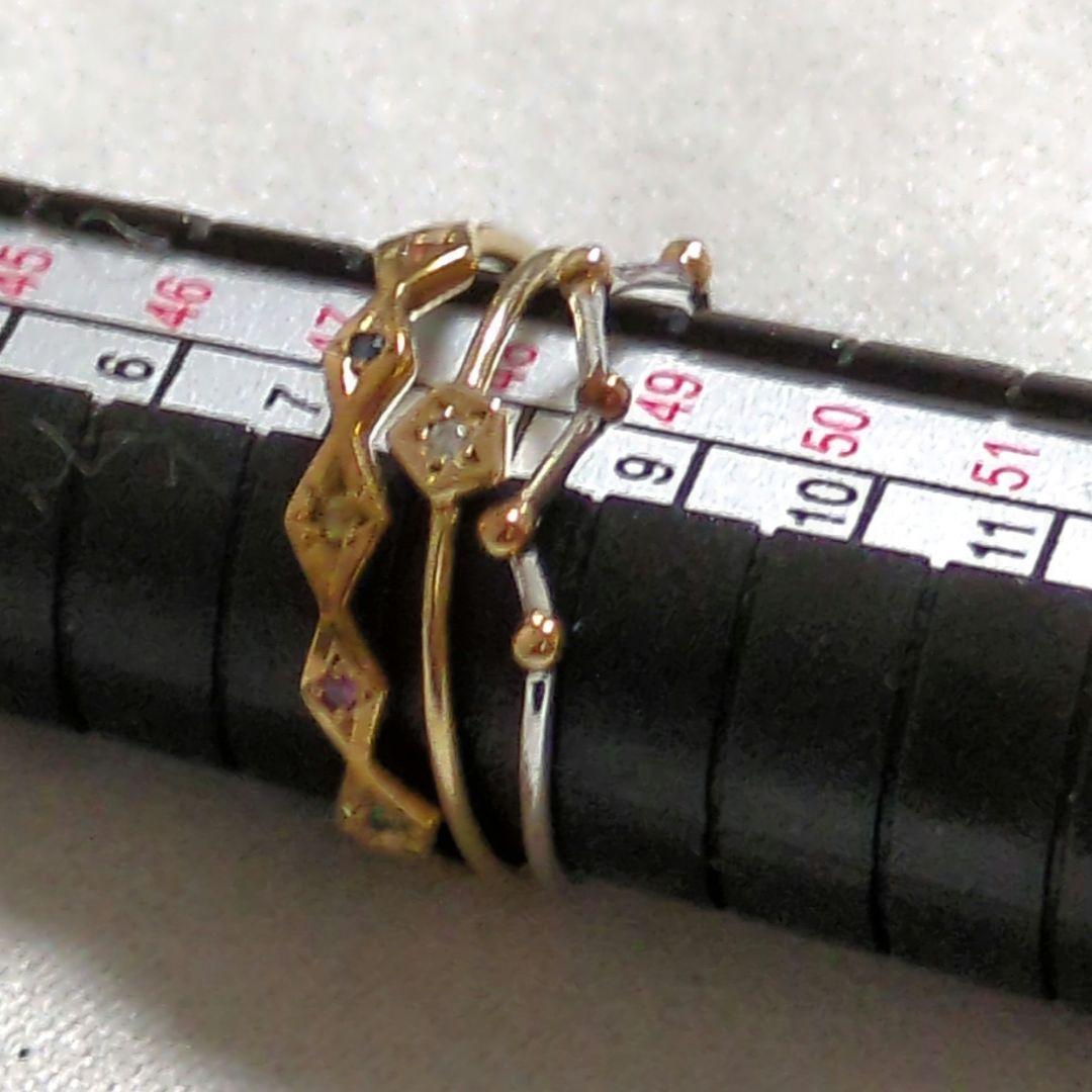 エテ✾k10 10金 クリスマス限定 ホワイトゴールド星座リング - メルカリ