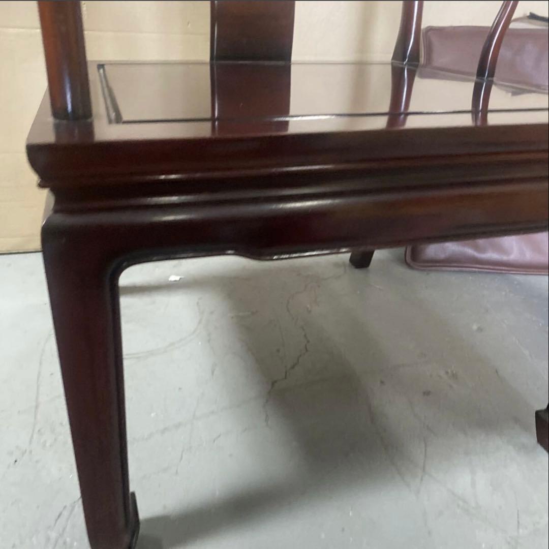 唐木家具 ダイニングチェア アームチェア 高級 花梨材 無垢 中国美術