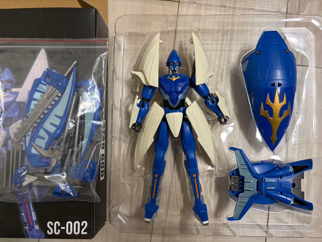 海外製 超星神 グランセイザー リヴァイアサン フィギュア 可動 - メルカリ