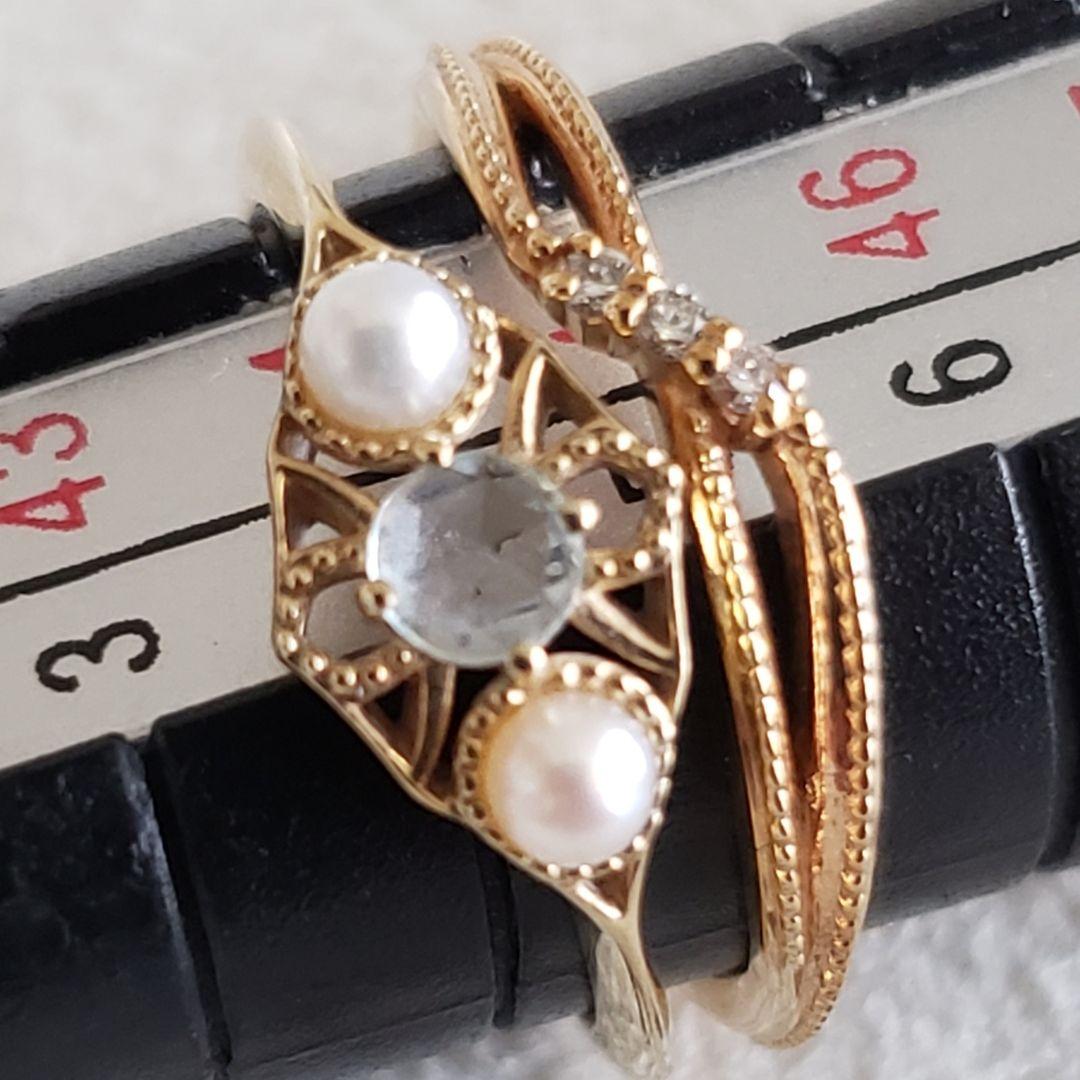 Anne様専用』ダイヤモンドリング♡5号【アガット】K10 ゴールドリング