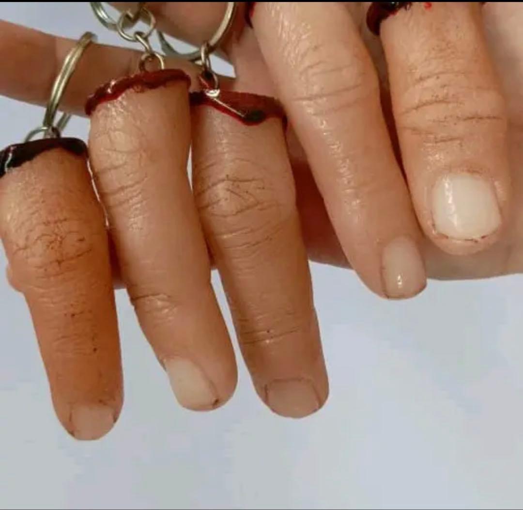 5本指　人差し指　中指　小指　親指　薬指　キーホルダー #キーホルダー #指