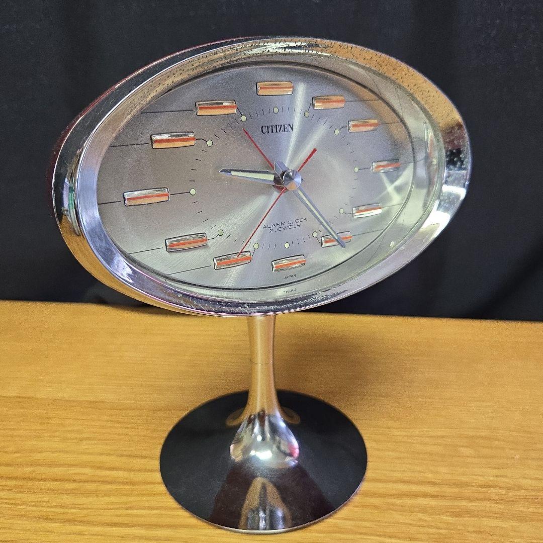 CITIZEN シチズン 目覚し時計 スペースエイジ 昭和レトロ - メルカリ