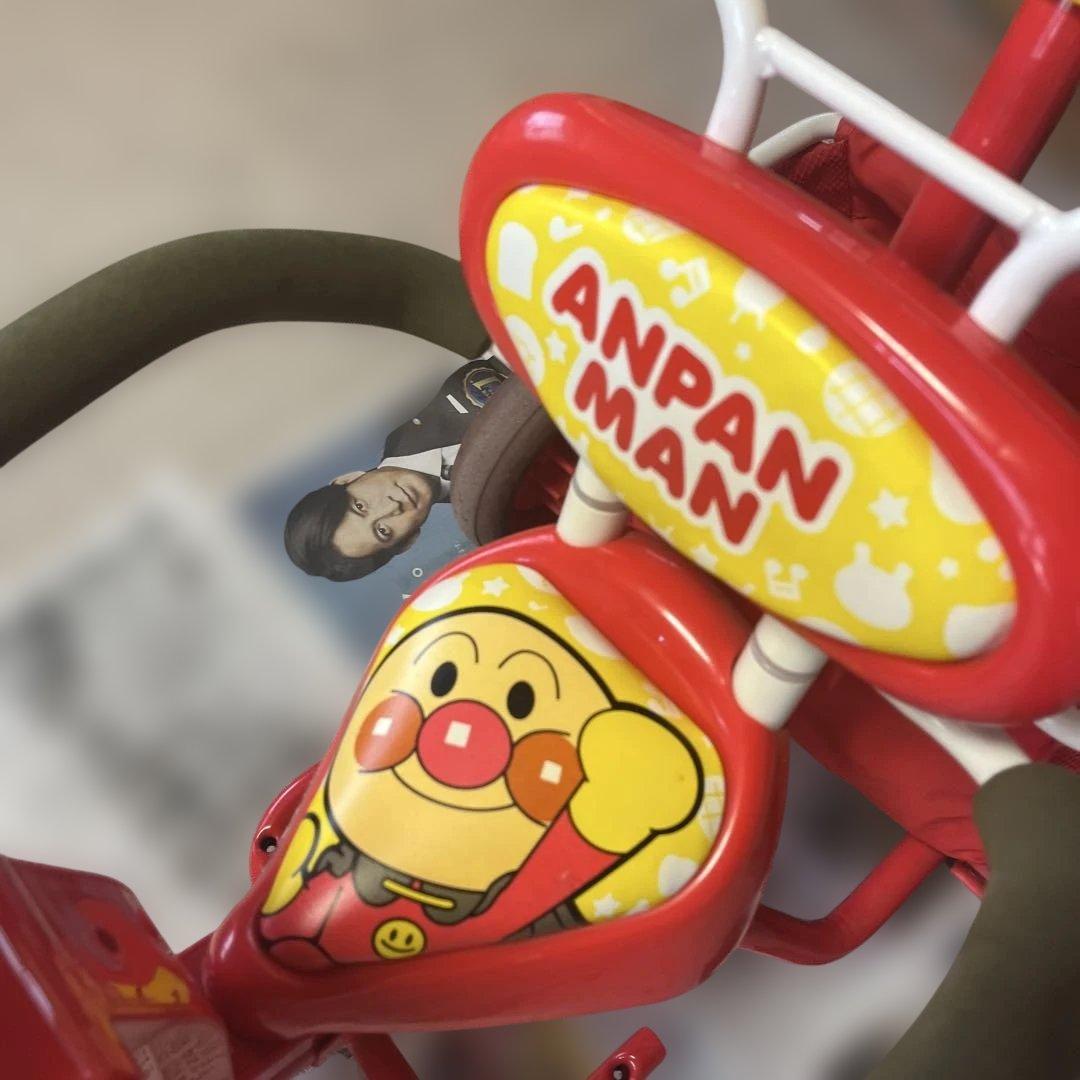 アンパンマン デラックス三輪車 サンシェード付 - メルカリ