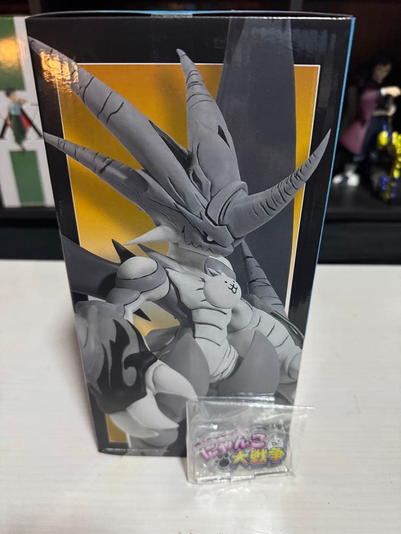 一番くじ　にゃんこ大戦争　ネコムートフィギュア　ロゴアクリルスタンド　セット