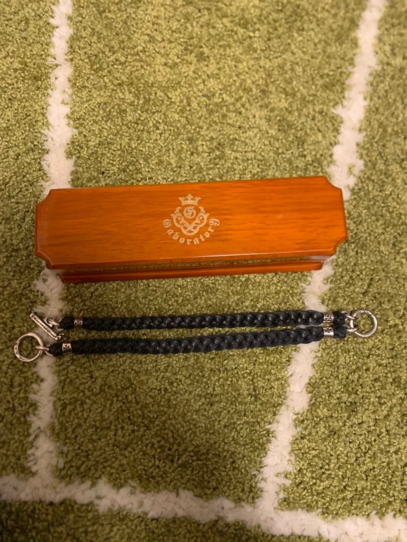 Gaboratory ガボラトリー レザーネックレス 20リング Tバー 正規品