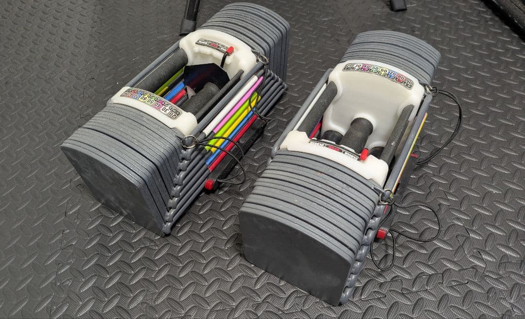 【引き取り限定】可変式ダンベル2個セット(約7〜40kg) topfilm TOP FILM 可変式ダンベル 40kg 2個セット 32kg 36kg ダンベル 可変式 2