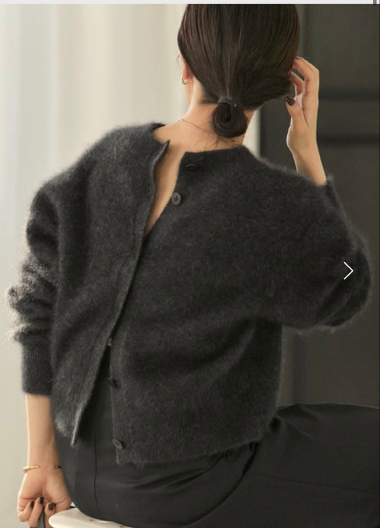 Plage ファーバックオープンプルオーバー plage（プラージュ）の「Fur Back Open プルオーバー（ニット/セーター