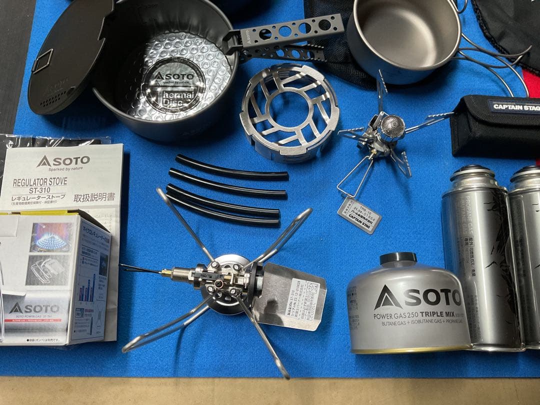 SOTO新品クックシステム+新品ST-310+新品CSMicroバーナー他セット